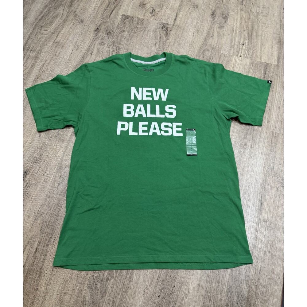 RARE! Nike Dri-Fit Don’t Forget Your Balls Short Sleeve T-Shirt Gray Mens Large